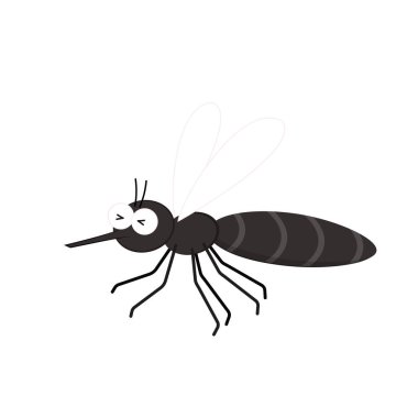 Sivrisinek ısırıkları. Sivrisinek çizgi filmi. Duvar kağıdı. Metin için boş alan. Boşluğu kopyala.