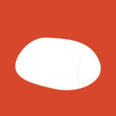 Mantou Çin buğulama ekmeği. Mantou karikatür vektörü. Çin yemeği. Dim sum.