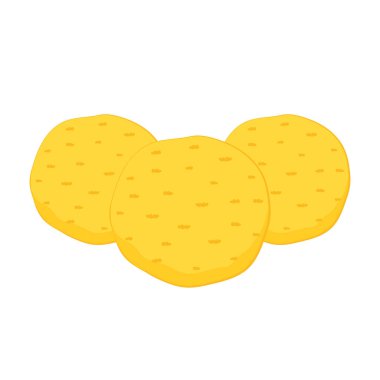 Mozzarella peynir topu vektörü. Beyaz arka planda peynir topu. Peynir esnemesi. Kızarmış peynir..