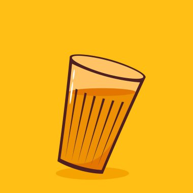 Hint sıcak içecek vektörü. Hint chai ikonu. Chai, Hint içkisidir. Kerala çay dükkanının illüstrasyon vektörü. Hint Kerala yol kenarı. Kerala çay dükkanı çizimi. Kerala Eski.