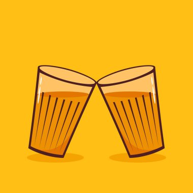 Hint sıcak içecek vektörü. Hint chai ikonu. Chai, Hint içkisidir. Kerala çay dükkanının illüstrasyon vektörü. Hint Kerala yol kenarı. Kerala çay dükkanı çizimi. Kerala Eski.