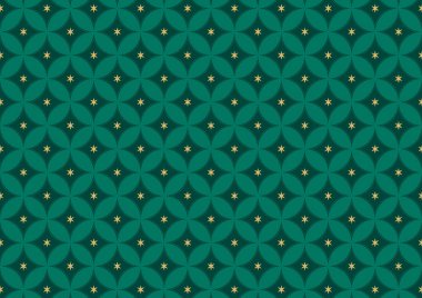 Argyle ekose Noel deseni. Geleneksel İskoç süsü. Pastil elmasları ve sekizgen yıldızlı arka plan. Kumaş dokusu.