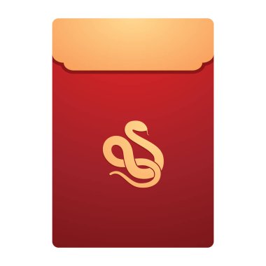 Çin Yeni Yıl vektör tasarım kartları. Yılan 'ın 2025 yılı. Yılan simgesi ya da logo. Ay yeni yılı konsepti. Çin Yeni Yıl Pankartı.