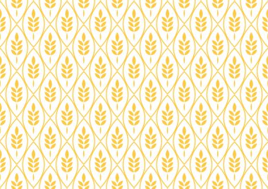 Buğday desenli duvar kağıdı. Yulaf sembolü. Metin için boş alan. Pirinç işareti. Pirinç desenli duvar kağıdı.