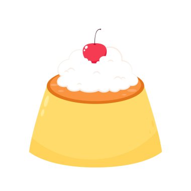 Muhallebi çocuğu. Metin için boş alan.