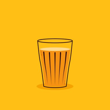 Hint sıcak içecek vektörü. Hint chai ikonu. Chai, Hint içkisidir. Kerala çay dükkanının illüstrasyon vektörü. Hint Kerala yol kenarı. Kerala çay dükkanı çizimi. Kerala Eski.