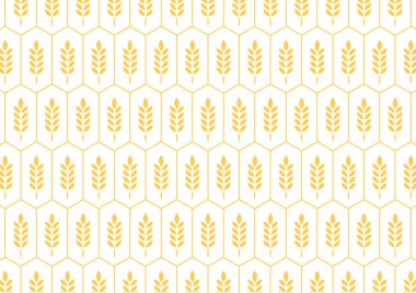 Buğday desenli duvar kağıdı. Yulaf sembolü. Metin için boş alan. Pirinç işareti. Pirinç desenli duvar kağıdı.