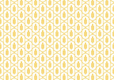 Buğday desenli duvar kağıdı. Yulaf sembolü. Metin için boş alan. Pirinç işareti. Pirinç desenli duvar kağıdı.