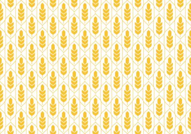 Buğday desenli duvar kağıdı. Yulaf sembolü. Metin için boş alan. Pirinç işareti. Pirinç desenli duvar kağıdı.