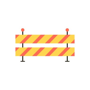 Barikat blok vektörü. Çit vektörü Duvar kağıdı. Metin için boş alan.