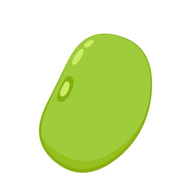 Mung Bean vektörü. Beyaz arkaplanda Mung Bean.