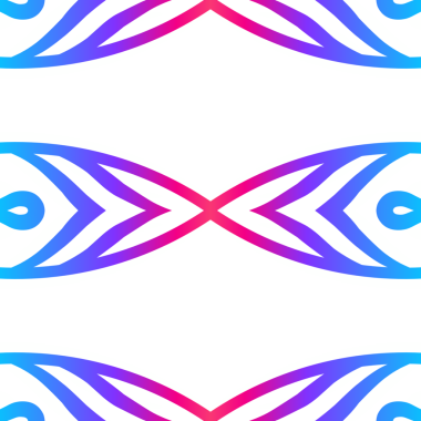 Endonezya kültürünün renkli simetrik soyut çizgisi sanat deseni duvar kağıdı reklamları için geleneksel tenun batik etnik dayak süsü