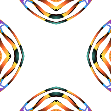 Güzel renkli caleidoscope gradyan çiçek sanatı batik etnik dayak borneo desen arka plan