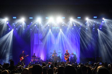 Rio de Janeiro, Brezilya, 21 Ekim 2022. Amerikalı grup Hanson 'ın gösterisi, Rio de Janeiro' daki Qualistage 'da.