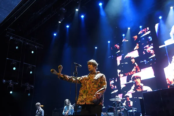 Río Janeiro Noviembre 2022 Cantante Liam Gallagher Vocalista Banda Oasis — Foto de Stock