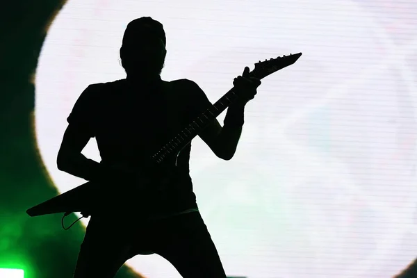 Rio Janeiro September 2022 Gitarrist Michael Paget Från Heavy Metal — Stockfoto