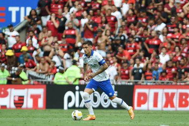 Rio de Janeiro, Brezilya, 12 Kasım 2022. Ava takımından futbolcu Felipe Silva, Flamengo x Ava maçı sırasında, Brezilya Şampiyonası için, Maracan Stadyumu 'nda.