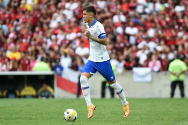 Rio de Janeiro, Brezilya, 12 Kasım 2022. Ava takımından futbolcu Felipe Silva, Flamengo x Ava maçı sırasında, Brezilya Şampiyonası için, Maracan Stadyumu 'nda.