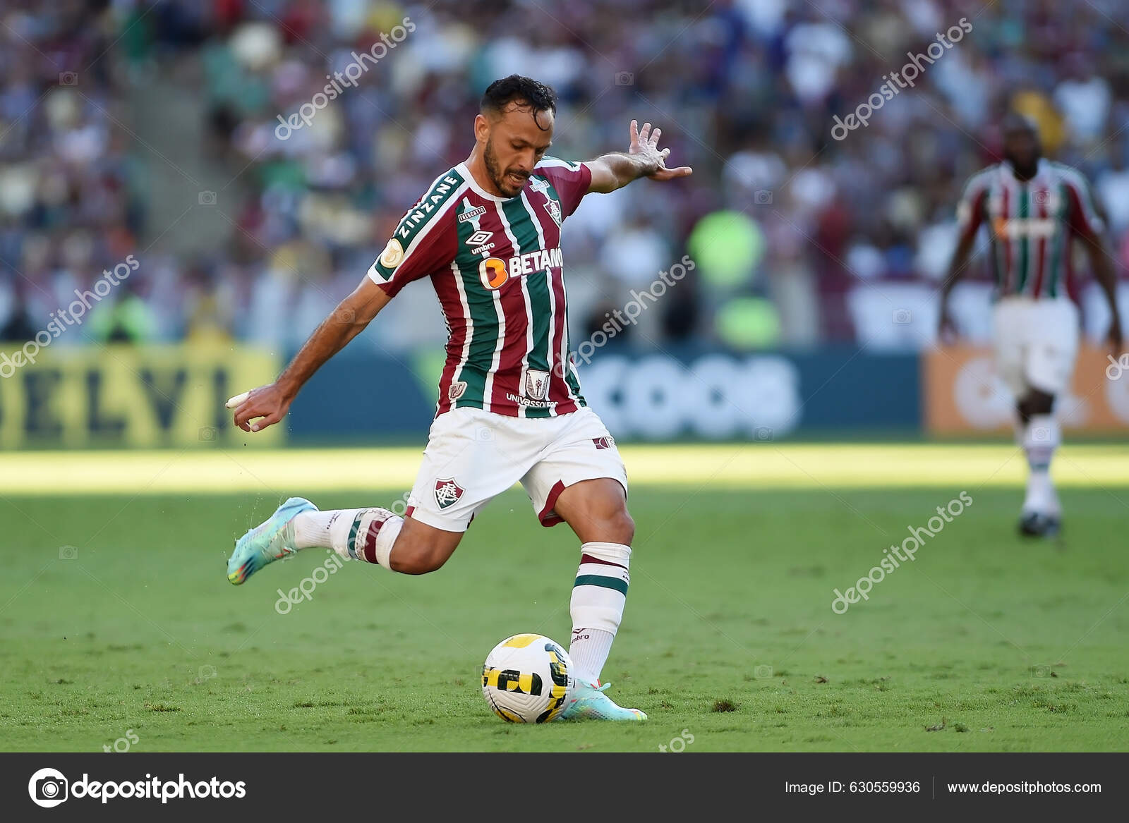 Brazil national football team logo hi-res stock photography and