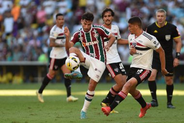 Rio de Janeiro, Brezilya, 5 Kasım 2022. Fluminense takımından futbolcu Martinelli, Brezilya şampiyonası için Fluminense x So Paulo maçında, Maracan Stadyumu 'nda.