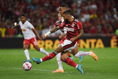 Rio de Janeiro, Brezilya, 1 Ekim 2022. Flamengo takımından futbolcu Gabi, Flamengo x Bragantino maçı sırasında, Maracan Stadyumu 'ndaki Brezilya şampiyonası için.