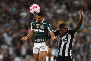 Rio de Janeiro, Brezilya, 3 Ekim 2022. Palmeiras takımından futbolcu Rony, Botafogo x Palmeiras maçında Brezilya şampiyonluğu için, Engenho Stadyumu.