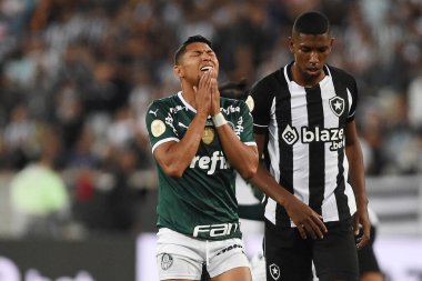 Rio de Janeiro, Brezilya, 3 Ekim 2022. Palmeiras takımından futbolcu Rony, Botafogo x Palmeiras maçında Brezilya şampiyonluğu için, Engenho Stadyumu.