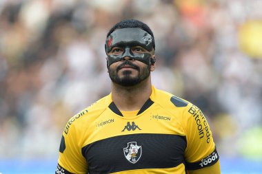 Rio de Janeiro, Brezilya, 12 Haziran 2022. Vasco 'nun takımının kalecisi Thiago Rodrigues, Vasco x Cruzeiro ile oynanan maçta Brezilya şampiyonluk serisi B' de Maracan Stadyumu 'nda mücadele etti..