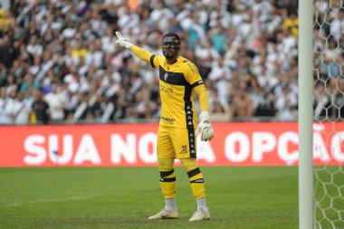 Rio de Janeiro, Brezilya, 12 Haziran 2022. Vasco 'nun takımının kalecisi Thiago Rodrigues, Vasco x Cruzeiro ile oynanan maçta Brezilya şampiyonluk serisi B' de Maracan Stadyumu 'nda mücadele etti..