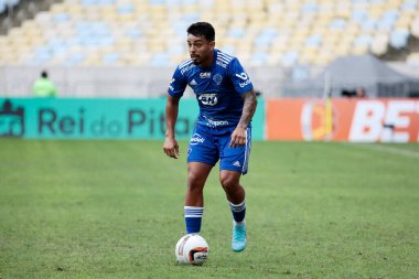 Rio de Janeiro, Brezilya, 12 Haziran 2022. Cruzeiro takımından futbolcu, Vasco x cruzeiro maçında Brezilya Şampiyonası Serie B 'de, maracan stadyumunda..