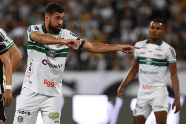Rio de Janeiro, Brezilya, 17 Eylül 2022. Coritiba takımından futbolcu Luciano Castan, Botafogo x Coritiba maçında Brezilya şampiyonluğu için, Engenho Stadyumu 'nda.