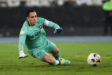 Rio de Janeiro, Brezilya, 17 Eylül 2022. Botafogo takımının kalecisi Gatito Fernandez, Brezilya şampiyonası için Botafogo x Coritiba maçında, Engenho Stadyumu 'nda.