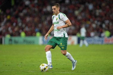 Rio de Janeiro, Brezilya, 15 Haziran 2022. Cuiab takımından futbolcu Camilo, Brezilya şampiyonası için Flamengo x Cuiab maçında, Maracan Stadyumu 'nda.