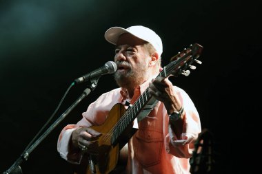 Rio de Janeiro, Brazil,January 28, 2023. Singer and violinist Joo Bosco, during a show at Qualistage, in the city of Rio de Janeiro