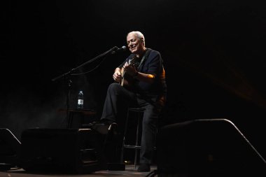 Rio de Janeiro, Brazil,January 28, 2023. Singer and violinist Toquinho, during a show at Qualistage, in the city of Rio de Janeiro