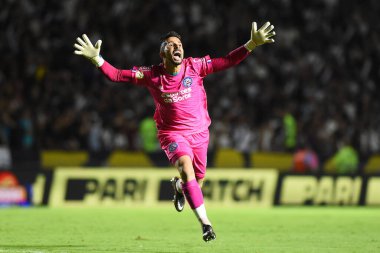 Rio de Janeiro (RJ), 05 / 01 / 2023 - Vasco-Bahia - Rio de Janeiro 'nun kuzey bölgesindeki So Janurio stadyumunda düzenlenen 2023 Brezilya Şampiyonası' nın üçüncü turu için geçerli olan Vasco ile oynanan karşılaşmada 