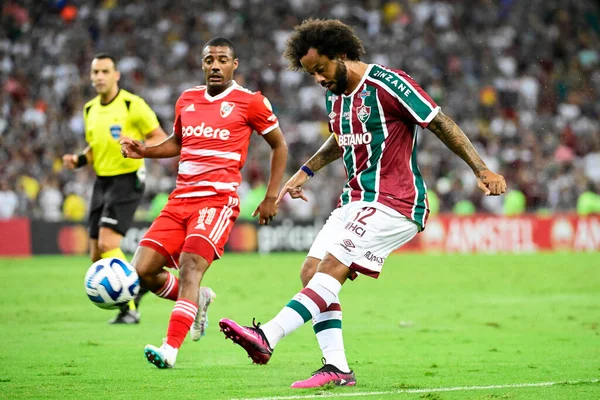 Spiel Der Copa Libertadores Zwischen Fluminense Brasilien Und River Plate — Stockfoto