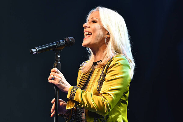 Rio de Janeiro, Brazil, June 3, 2023. Singer Paula Toller, during her show at Qualistage in the city of Rio de Janeiro.