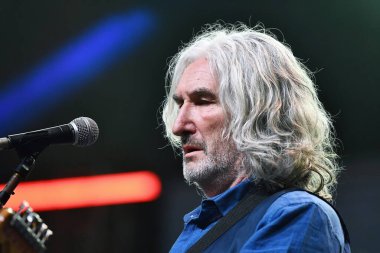 Rio de Janeiro, 6 Mayıs 2023. Gitarist Phil Palmer, Qualistage, Rio de Janeiro 'daki Dire Straits grubunun konserinde....