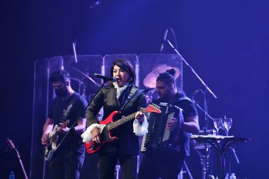 Rio de Janeiro, 3 Haziran 2023. Şarkıcı Roberta Miranda, Rio de Janeiro 'daki Espao Hall' da bir gösteri sırasında.
