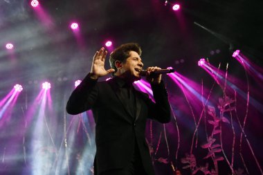 Rio de Janeiro (RJ), 15/07/2023 - Show do Daniel - Cantor Daniel,durante show no Qualistage na cidade do Rio de Janeiro,nesta sexta-feira (14).