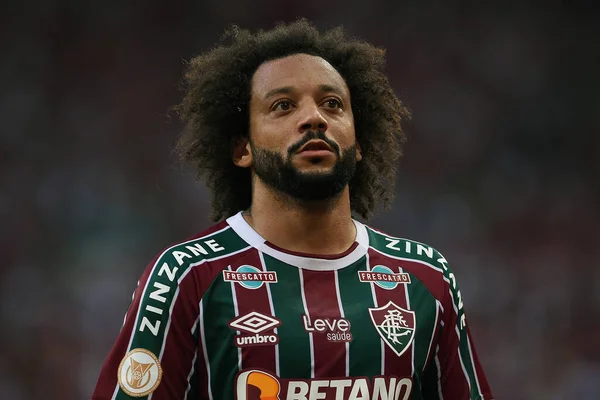 Rio Janeiro 2023 Fluminense Flamengo Marcelo Spelare Fluminense Match Mot — Stockfoto