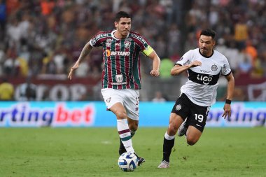 Rio de Janeiro, Brezilya, 24 Ağustos 2023. Fluminense x Olimpia, Libertadores 2023 için Rio de Janeiro 'daki Maracan Stadyumu' nda oynanan karşılaşma..