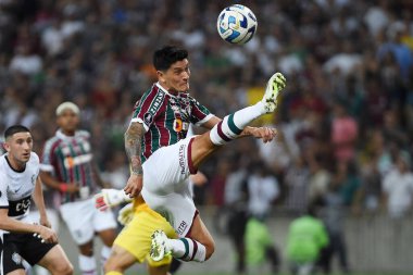 Rio de Janeiro, Brezilya, 24 Ağustos 2023. Fluminense x Olimpia, Libertadores 2023 için Rio de Janeiro 'daki Maracan Stadyumu' nda oynanan karşılaşma..