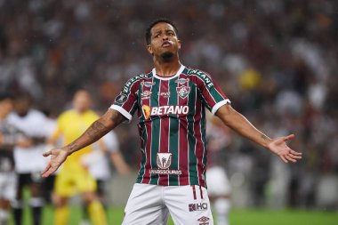 Rio de Janeiro, Brezilya, 24 Ağustos 2023. Fluminense x Olimpia, Libertadores 2023 için Rio de Janeiro 'daki Maracan Stadyumu' nda oynanan karşılaşma..