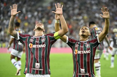 Rio de Janeiro, Brezilya, 24 Ağustos 2023. Fluminense x Olimpia, Libertadores 2023 için Rio de Janeiro 'daki Maracan Stadyumu' nda oynanan karşılaşma..