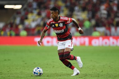 Rio de Janeiro, Brezilya, 3 Ağustos 2023. Flamengo x Olimpia maçı, Libertadores 2023 için Rio de Janeiro 'daki Maracan Stadyumu' nda oynanacak..