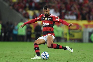 Rio de Janeiro, Brezilya, 3 Ağustos 2023. Flamengo x Olimpia maçı, Libertadores 2023 için Rio de Janeiro 'daki Maracan Stadyumu' nda oynanacak..