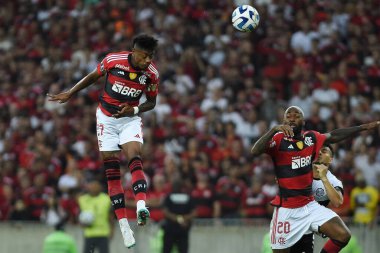 Rio de Janeiro, Brezilya, 3 Ağustos 2023. Flamengo x Olimpia maçı, Libertadores 2023 için Rio de Janeiro 'daki Maracan Stadyumu' nda oynanacak..