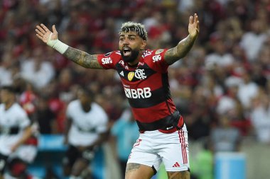 Rio de Janeiro, Brezilya, 3 Ağustos 2023. Flamengo x Olimpia maçı, Libertadores 2023 için Rio de Janeiro 'daki Maracan Stadyumu' nda oynanacak..